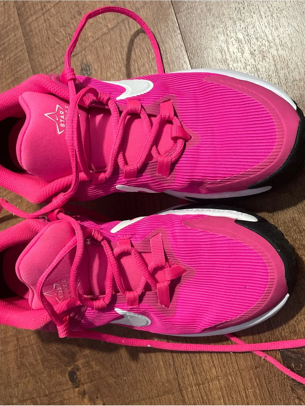 Nike Hot Pink and White Athletic Trainers
